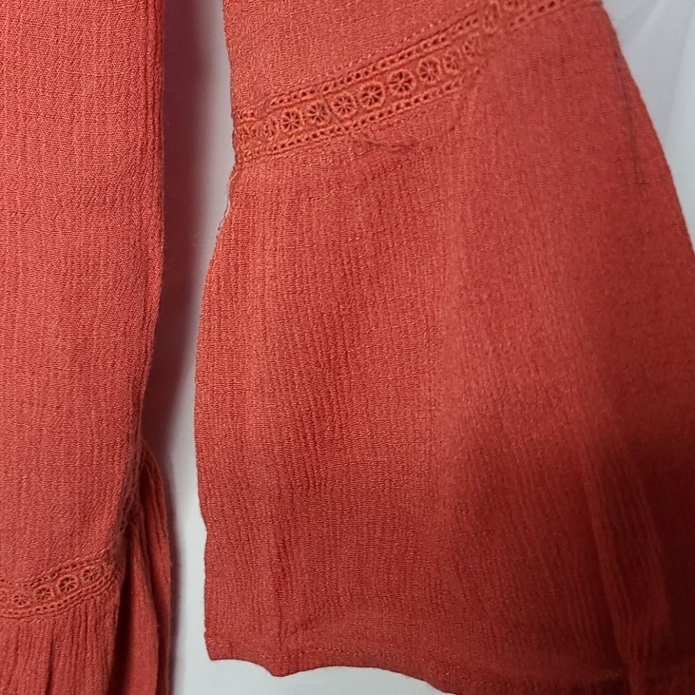 Anthropologie Blu Pepper boho bohemian lace trim sz Medium - Picture 3 of 6